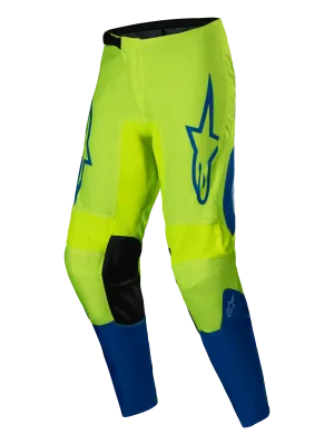 2025 Alpinestars Fluid Haul Motocross Pants Yellow Fluo Blue