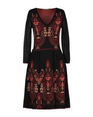 Alberta Ferretti Women Knee-length dress Black 10 UK