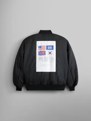 Alpha Industries MA-1 Blood Chit Bomber Flight Jacket - Fighter Pilot Flight Jacket