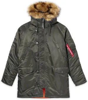 Alpha Industries N-3B Slim Fit Parka - Cold Weather Military Issue Parka