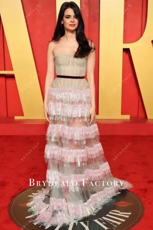 Aria Mia Loberti Strapless 2024 Oscars After Party Dress