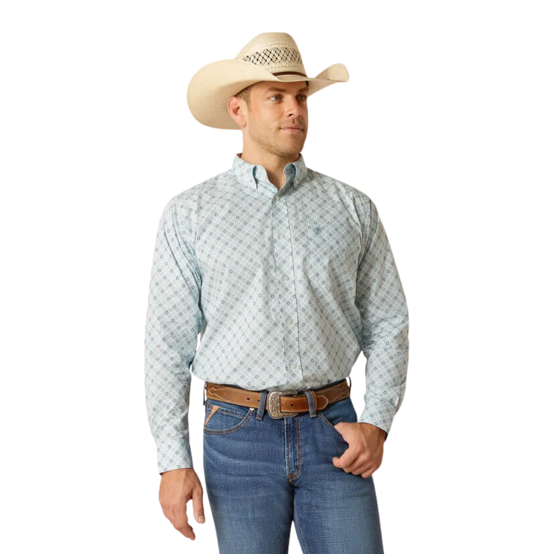 Ariat Men's Eamon Classic Fit Blue Heaven Shirt