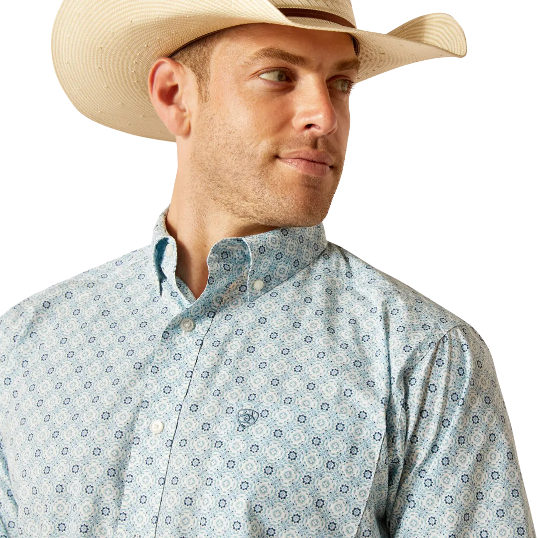 Ariat Men's Eamon Classic Fit Blue Heaven Shirt