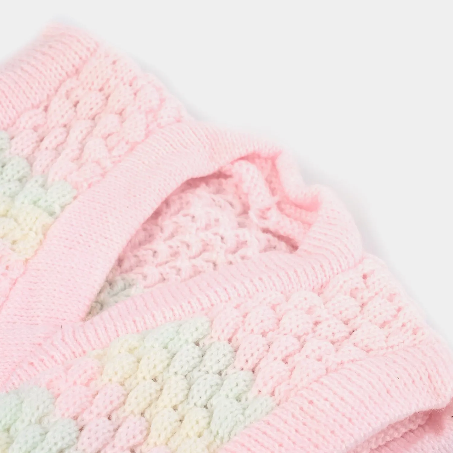Baby Woolen Inner Wear Sweater-Pink 9M 
