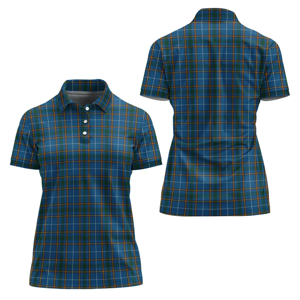 Bain Tartan Polo Shirt For Women
