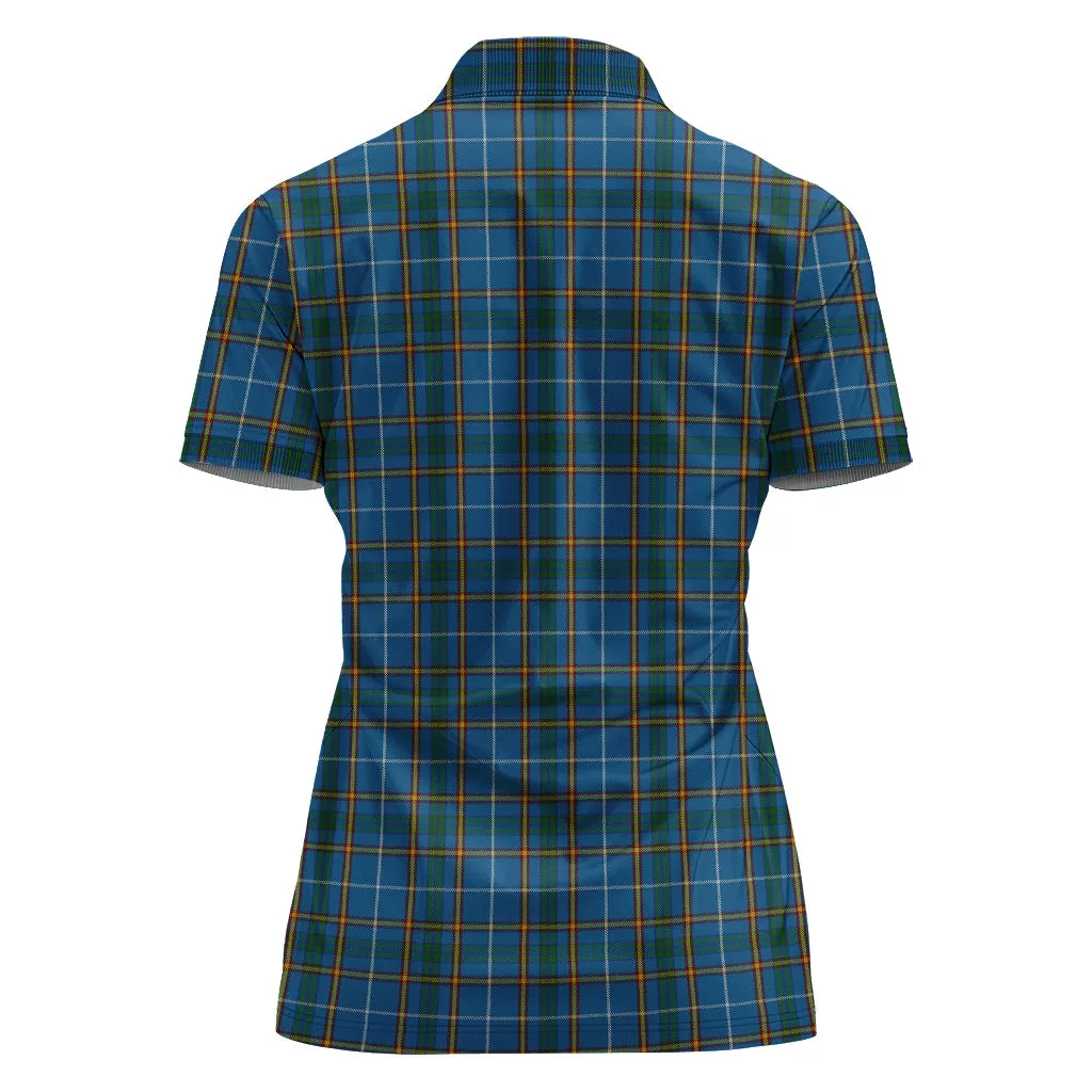 Bain Tartan Polo Shirt For Women