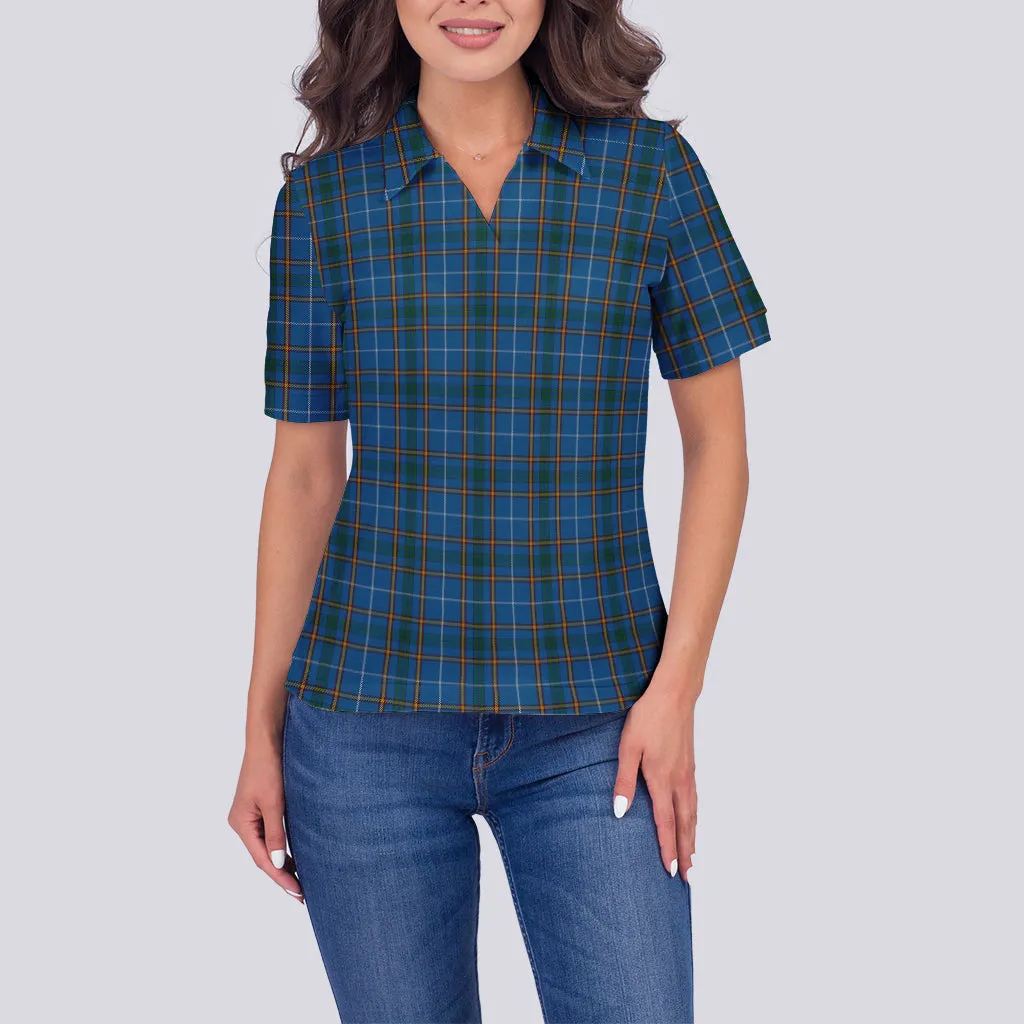 Bain Tartan Polo Shirt For Women