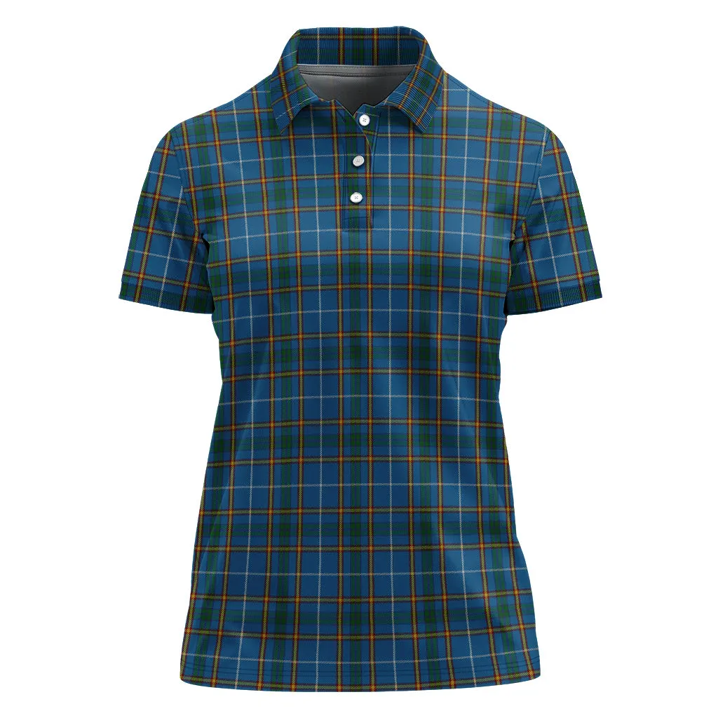 Bain Tartan Polo Shirt For Women