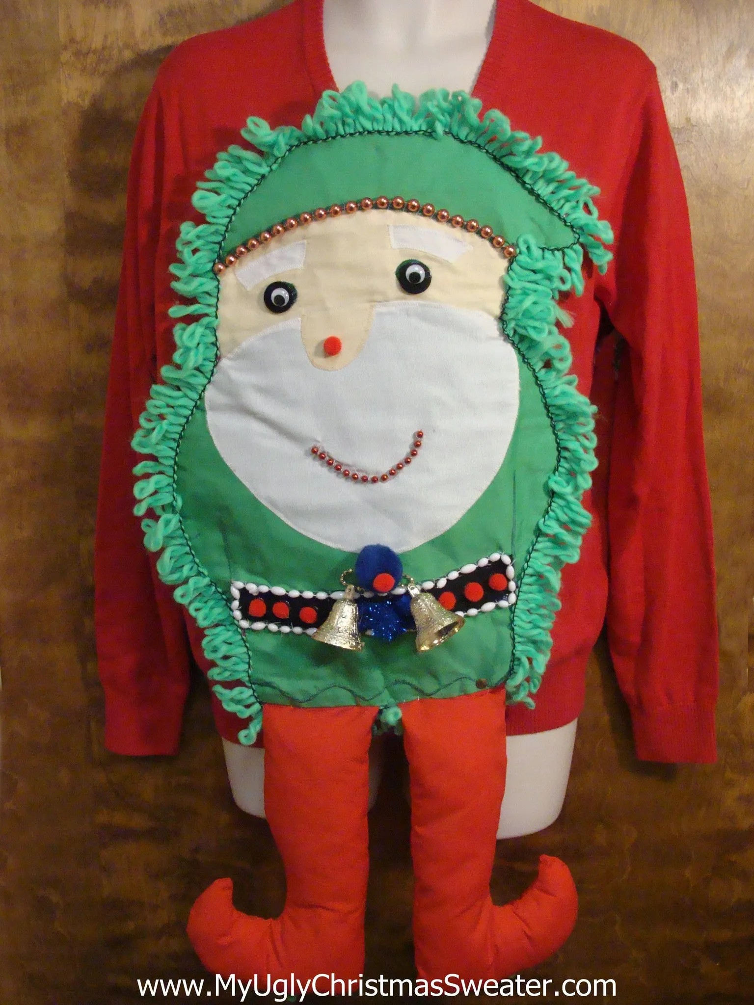 Best Ever 3D Elf Ugly Christmas Sweater