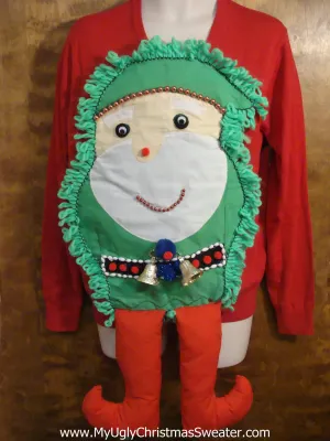 Best Ever 3D Elf Ugly Christmas Sweater