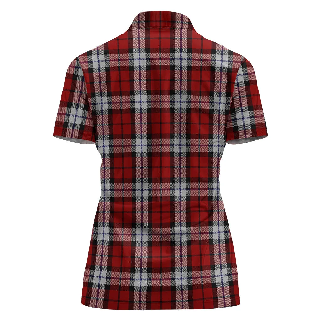 Brodie Dress Tartan Polo Shirt For Women