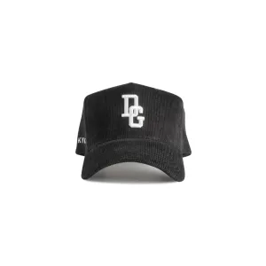 DadGang Black Corduroy DG Logo Snapback