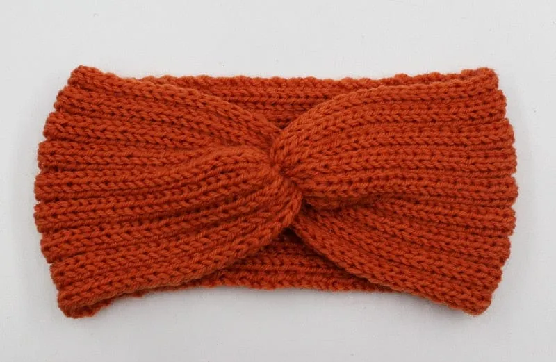 Ear Knitted Knot Headband