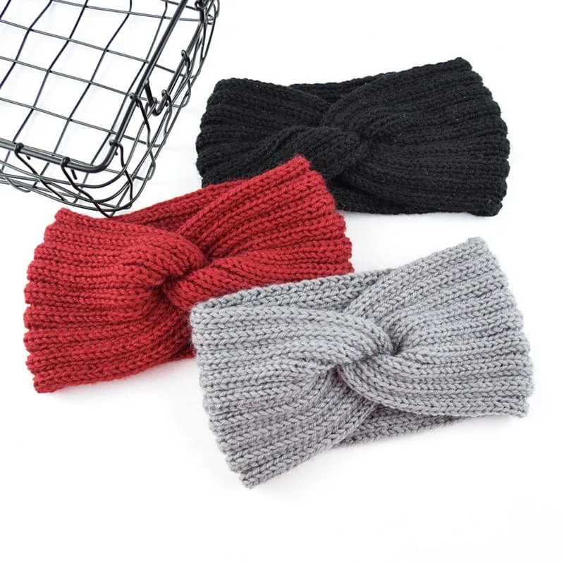 Ear Knitted Knot Headband
