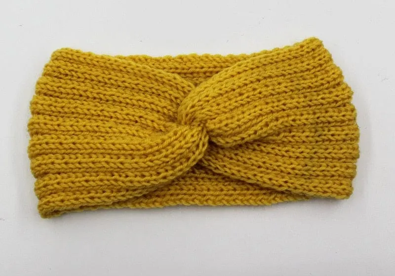 Ear Knitted Knot Headband