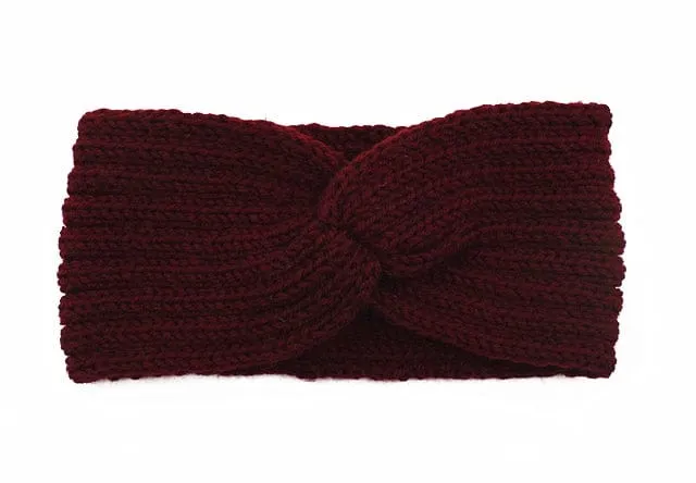 Ear Knitted Knot Headband