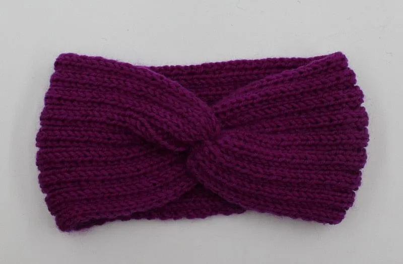 Ear Knitted Knot Headband