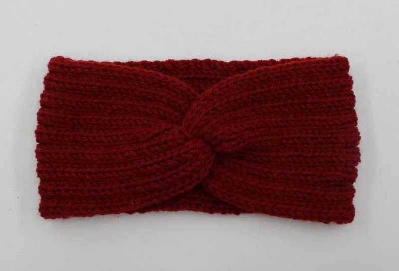 Ear Knitted Knot Headband