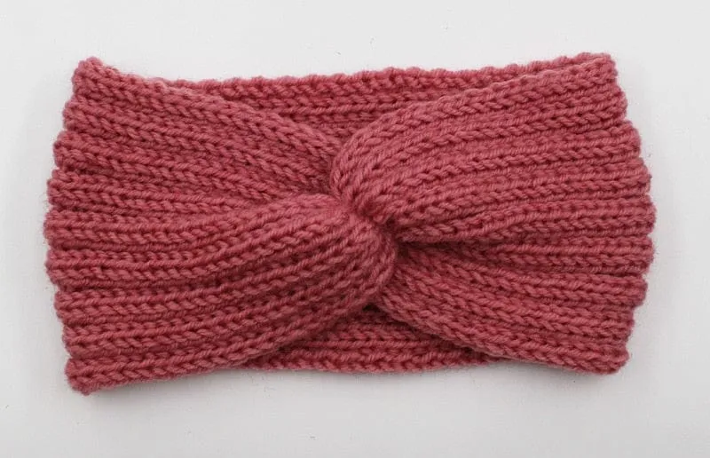 Ear Knitted Knot Headband