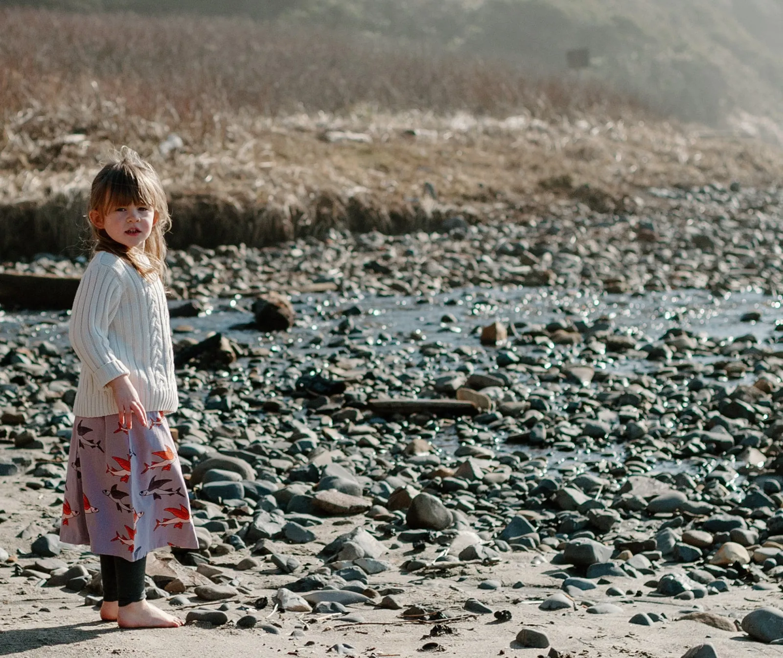 Flying Fish Long Skirt with Buttons (3-4 and 4-6 left)