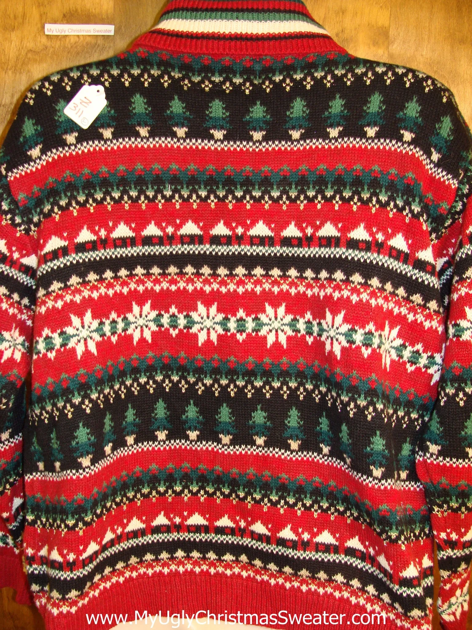 Funny Two Sided Light-up Naughty Ugly Christmas Sweater