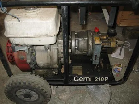 Gerni 218P Cold Water Petrol Powered Pressure Washer Now Obsolete Info Only