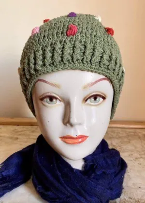 Handwoven Cap | Green