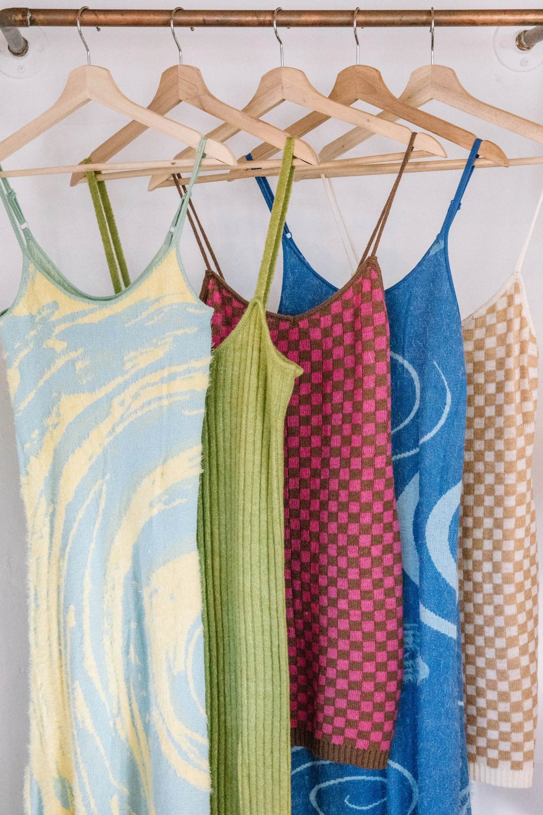 Hockney Dress - Cucumber Cypress