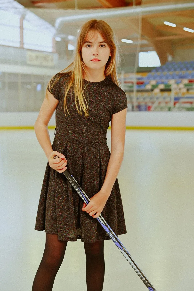 Knitted Dress, Black