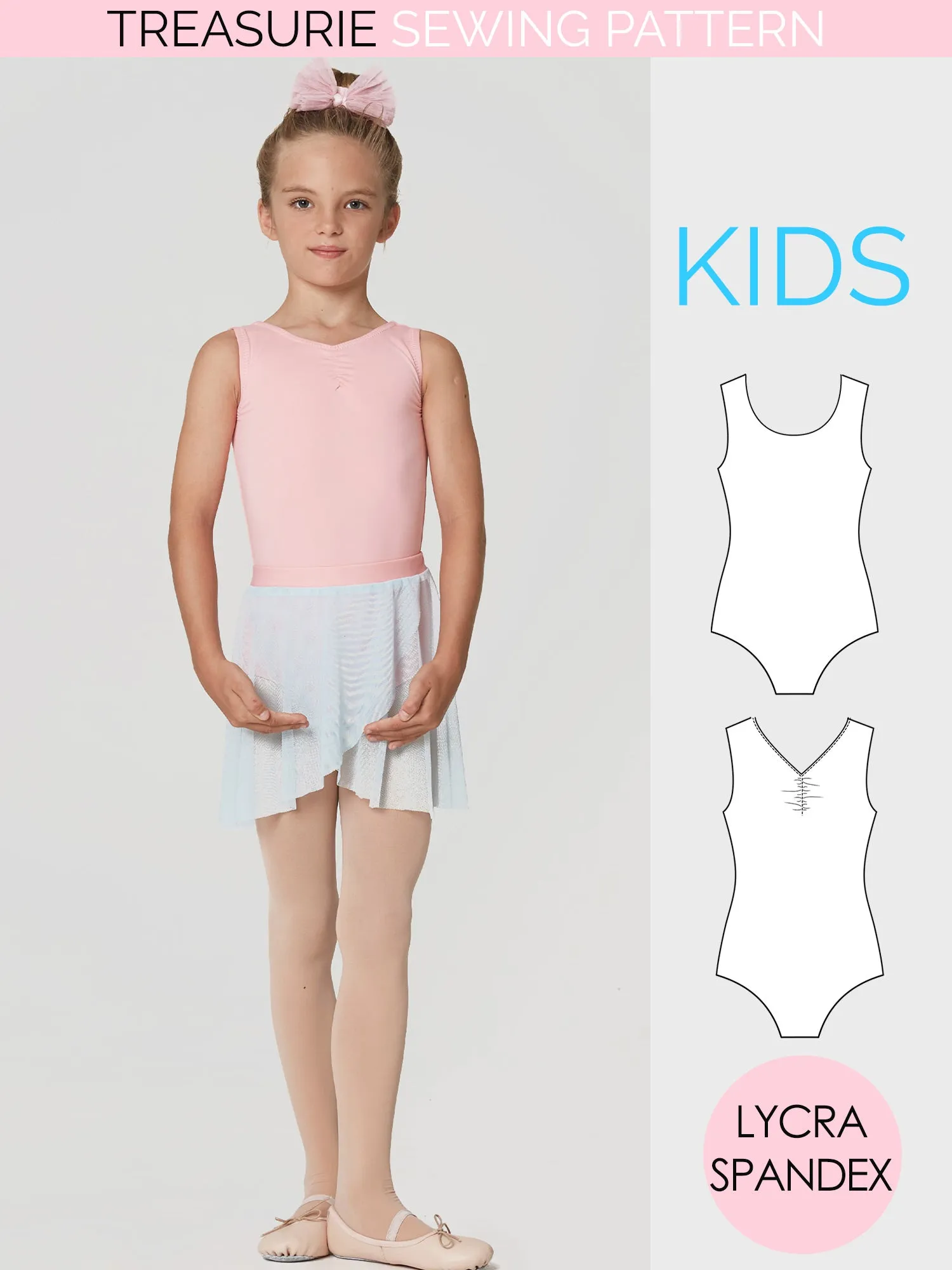 Leotard Patterns, Swimsuit - Girls LEO #1 (L501)