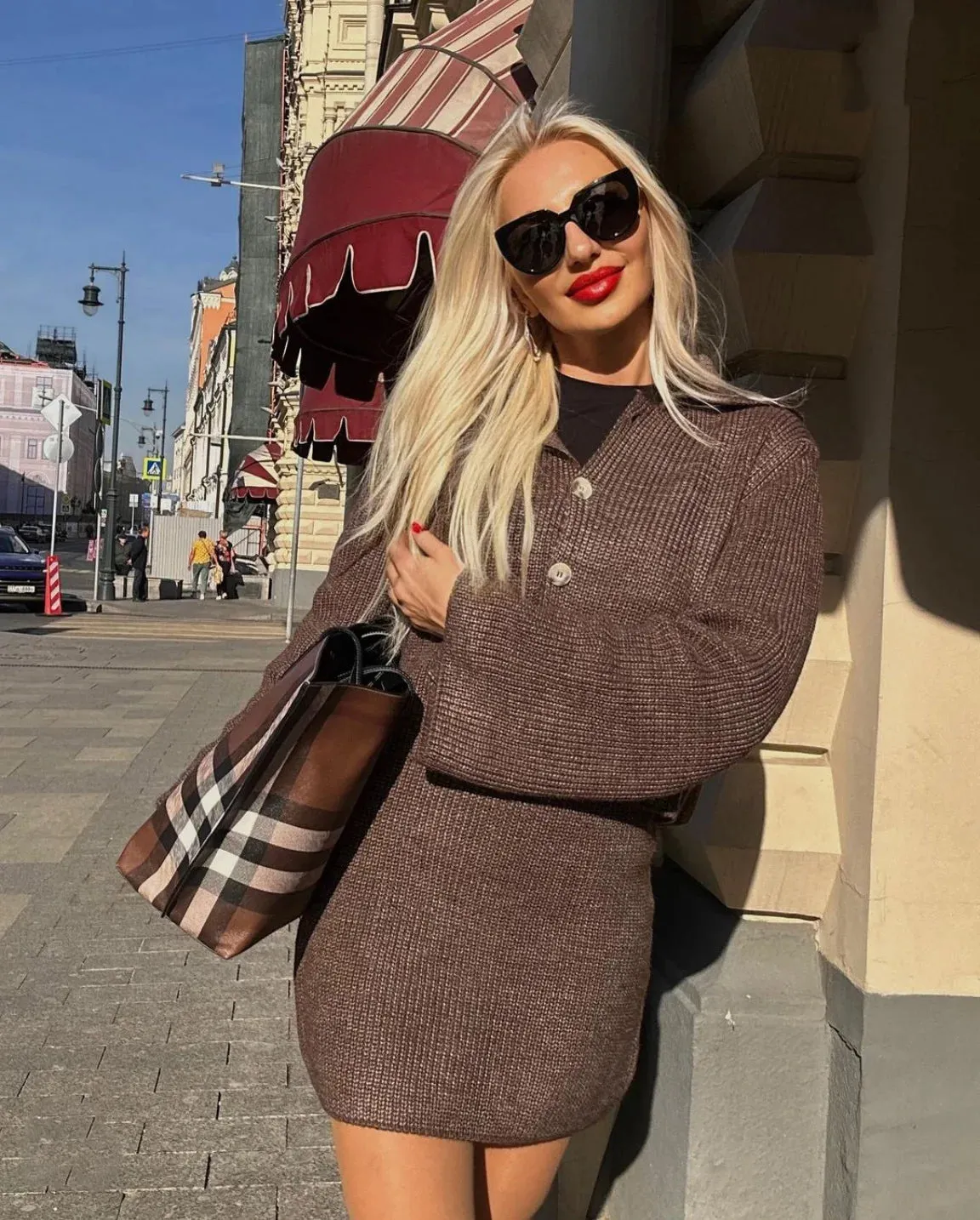 Lunivop Elegant Casual Knitted Skirt Set for Women Long Sleeve Sweater Cardigan and Mini Skirt Autumn Winter Fashion 2 Piece Set 2024