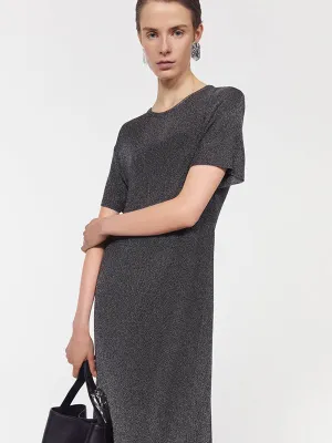 Marlin sparkle knitted dress