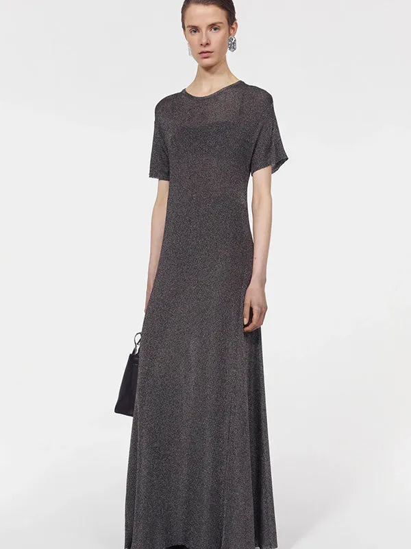 Marlin sparkle knitted dress