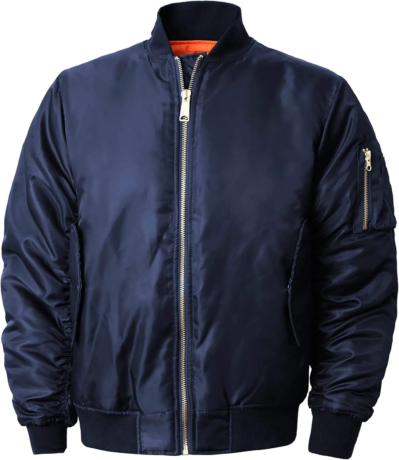 Mens MA-1 Flight Bomber Jacket Active Casual Military Outwear