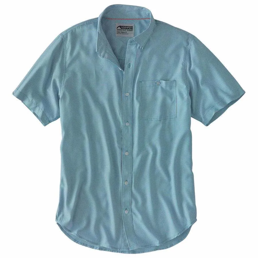 Mountain Khakis Men's Passport EC SS Shirt/Aegean