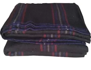 OMAJA HOME Wool Relief Blanket for Heavy Winter Single Bed Full Size for Donation and Gift Purpose Multicolor - (Pack of 1)