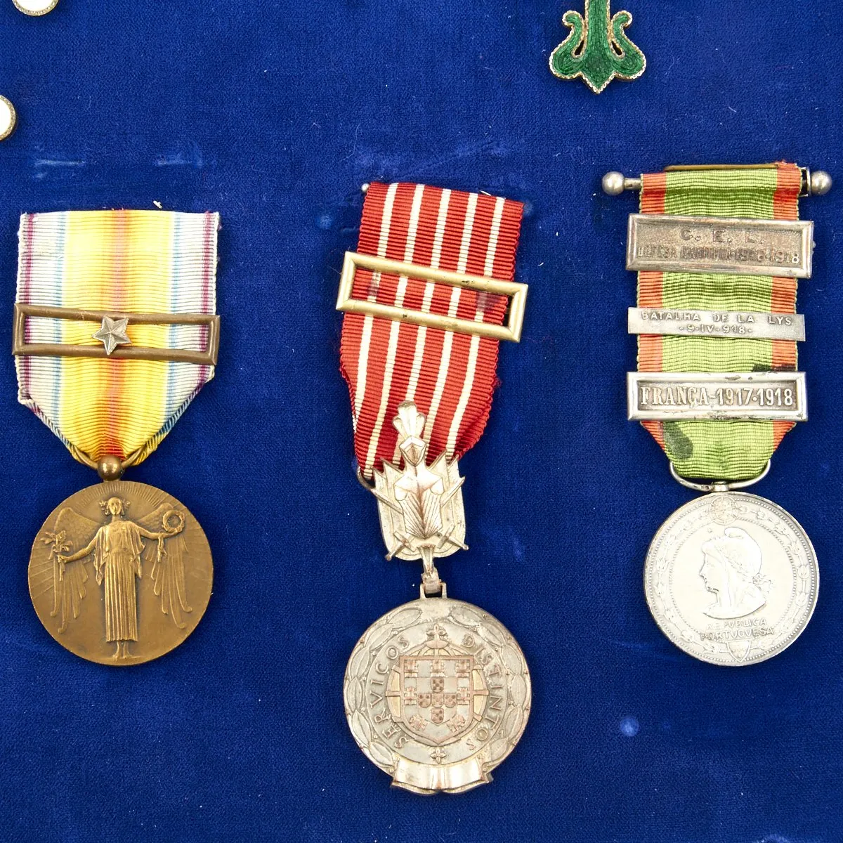 Original Portuguese WWI Medals of Colonel Manuel Madruga MC