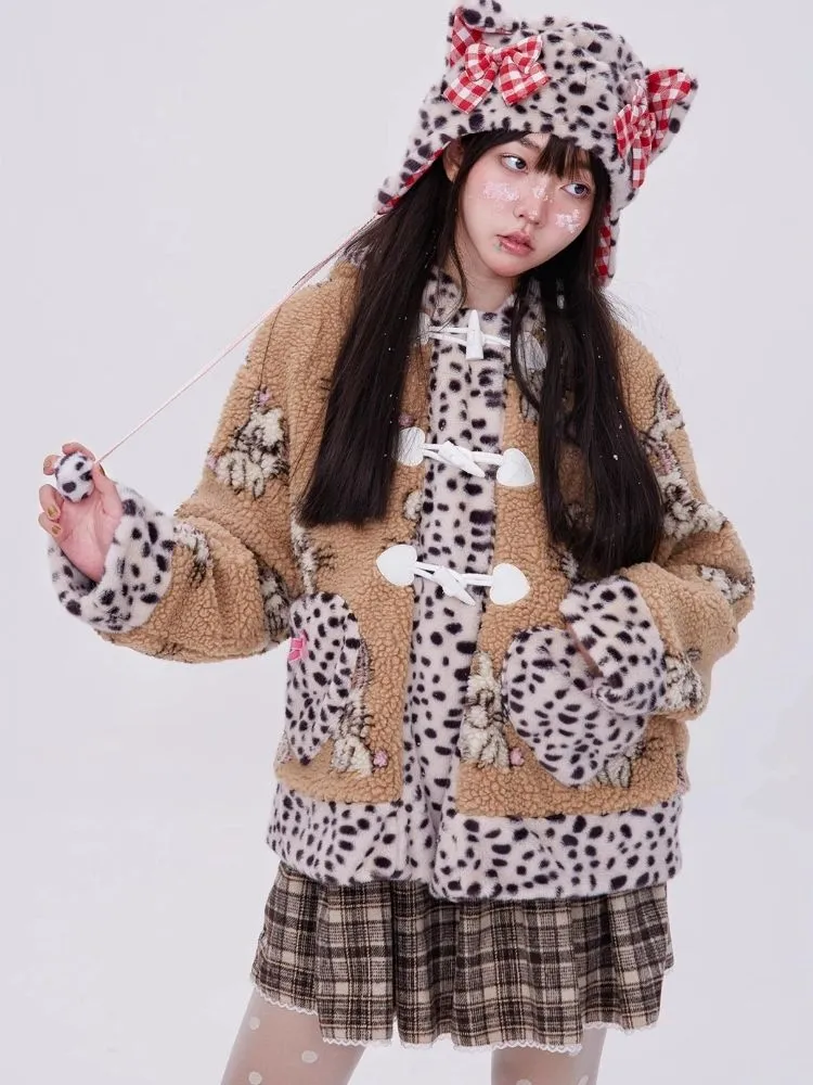 Rabbit ears hooded coat【s0000004038】