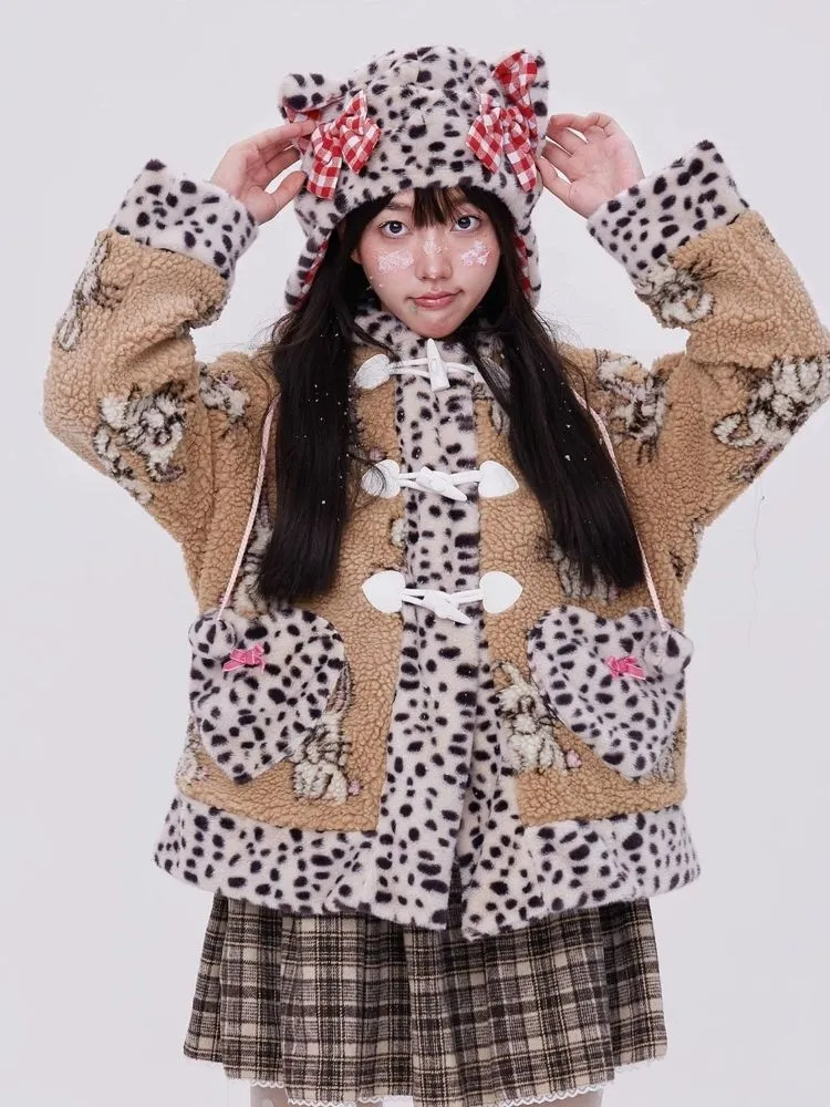 Rabbit ears hooded coat【s0000004038】