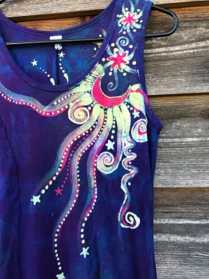 Rainbow Sunshine and Moonbeams Batik Dress