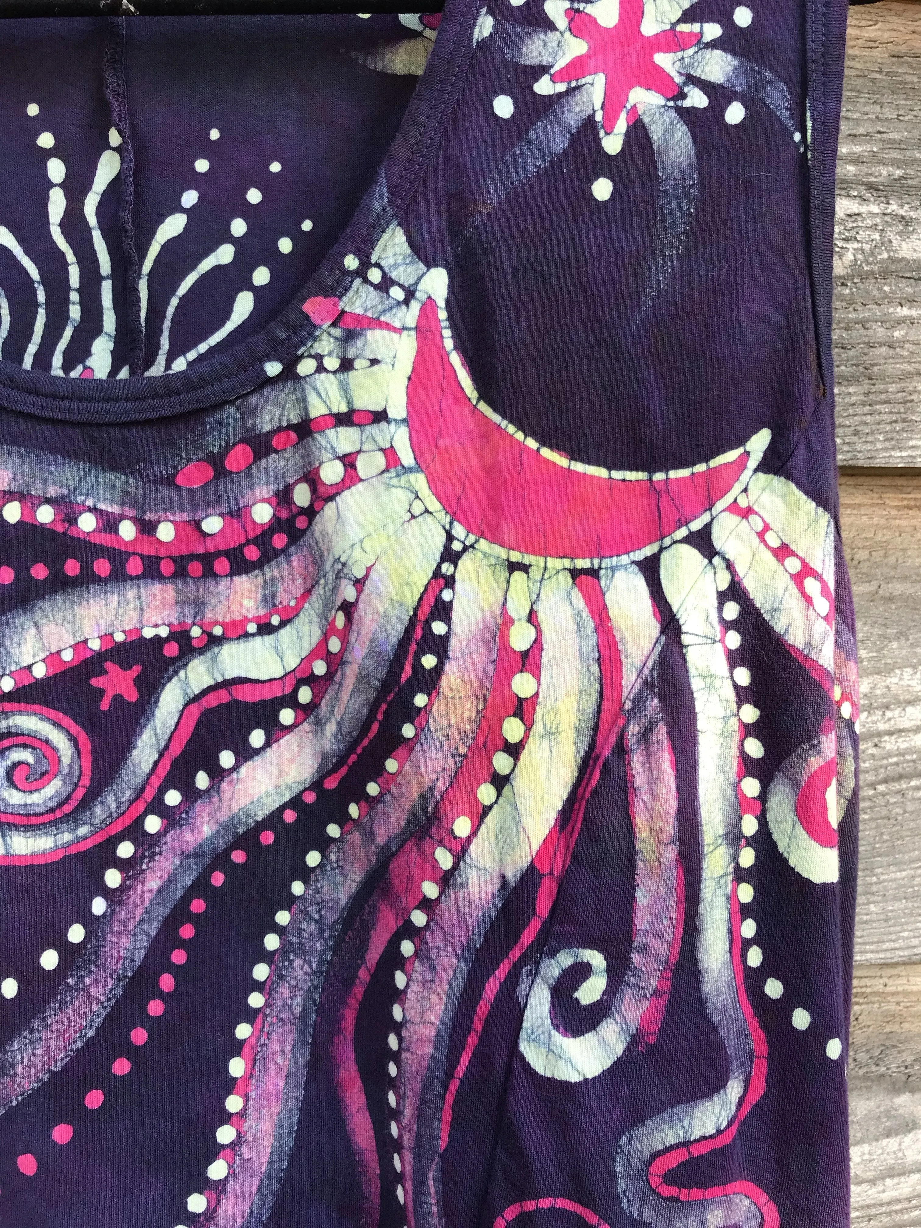 Rainbow Sunshine and Moonbeams Batik Dress