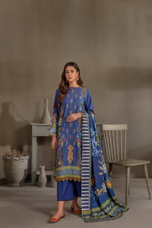 Sana & Samia by Lala Embroidered Woolen Print Collection – Adularia