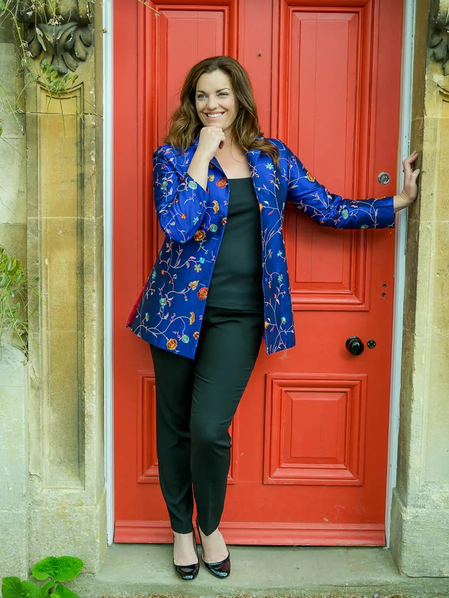 Sicily Jacket in African Cobalt