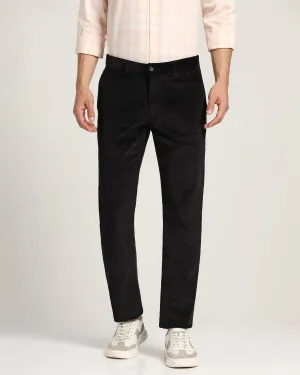 Slim Comfort B-95 Casual Black Textured Khakis - Magnum