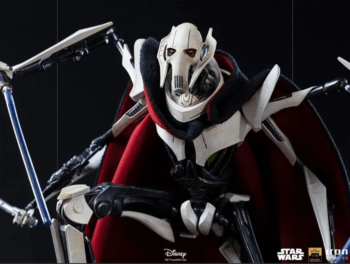 Star Wars General Grievous Deluxe Battle Diorama Series 1:10 Art Scale Limited Edition Statue/ Iron Studios