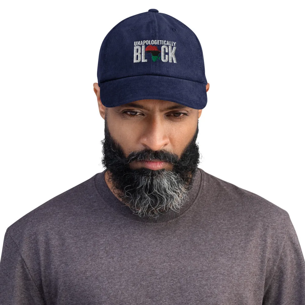Unapologetically Black Unisex Corduroy hat