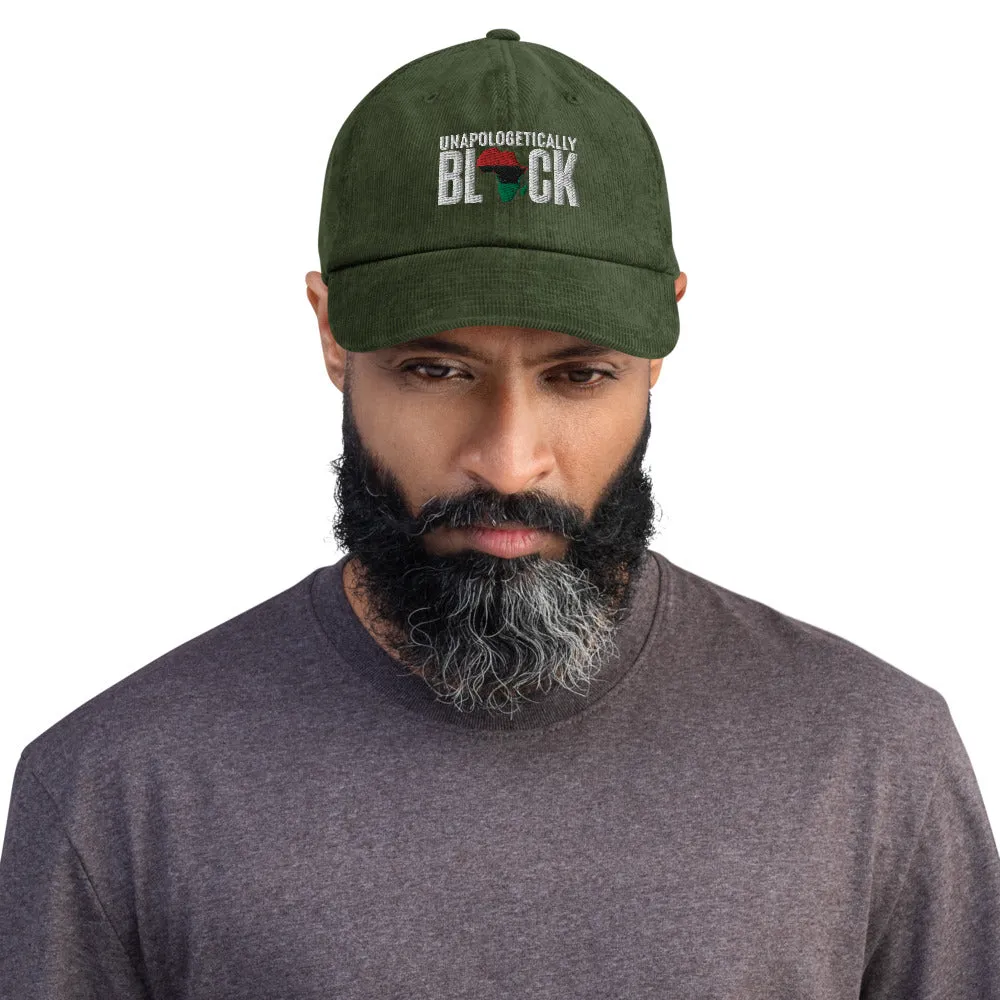 Unapologetically Black Unisex Corduroy hat