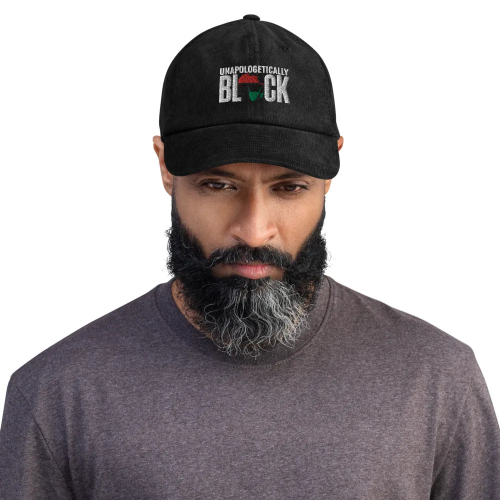 Unapologetically Black Unisex Corduroy hat