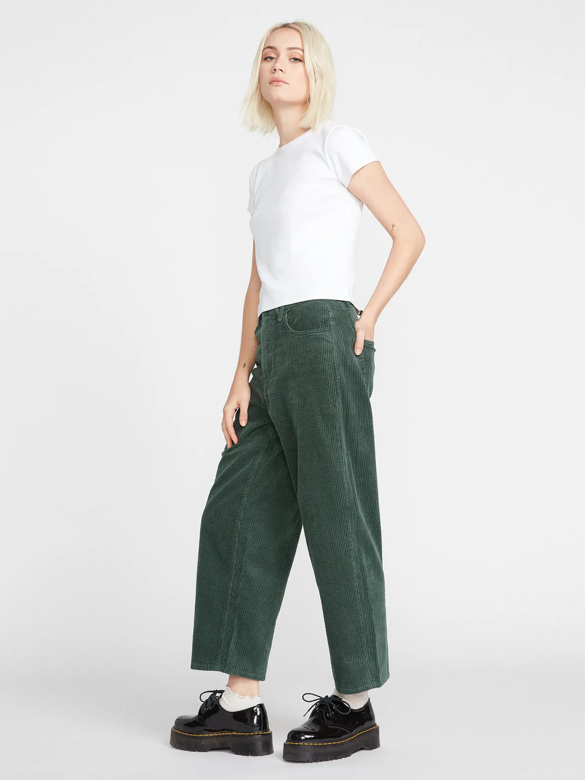 WEELLOW CORDUROY PANTS - DARK PINE
