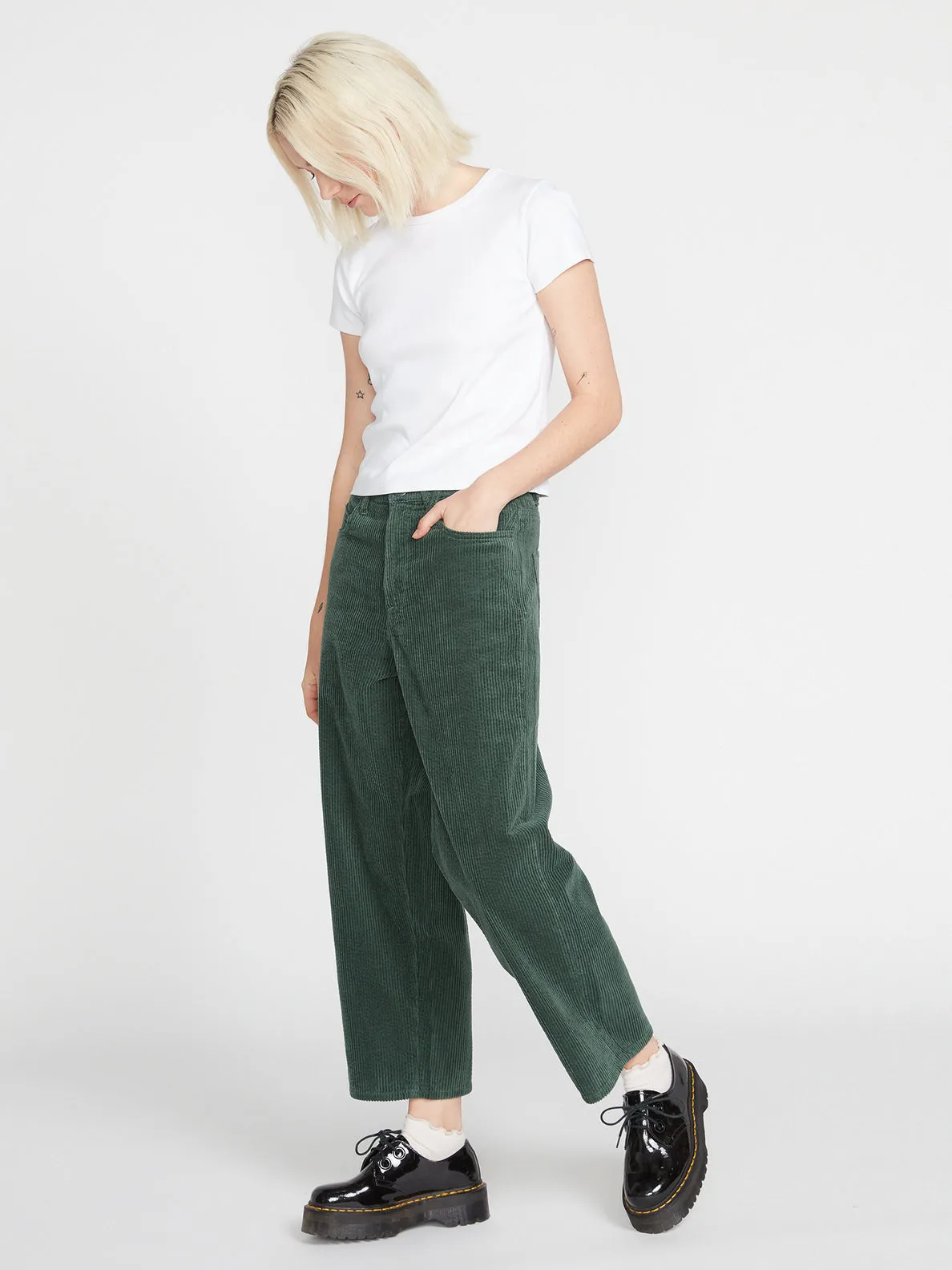 WEELLOW CORDUROY PANTS - DARK PINE